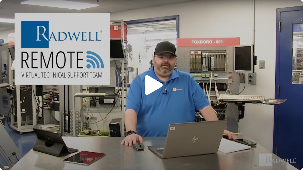 Radwell Remote allows our technical team to virtually aid you in troubleshooting your equipment.