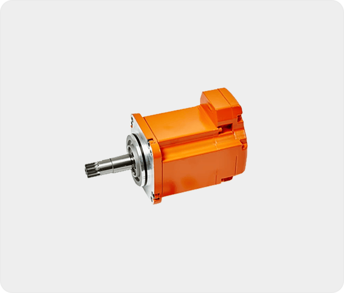 Industrial servo motor commonly used in robotics applications