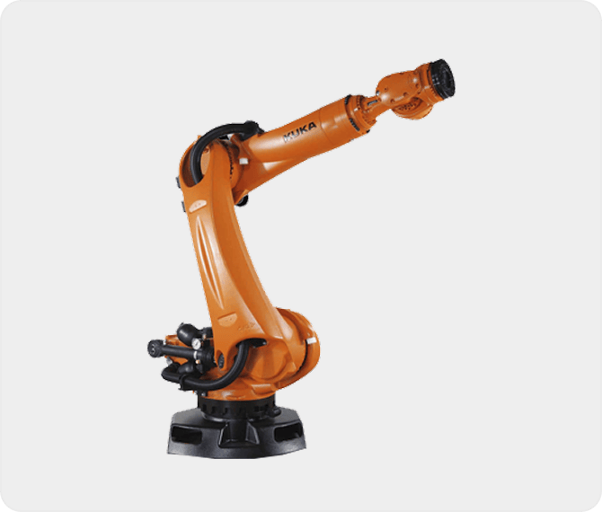 Industrial robotic arm used in automation processes