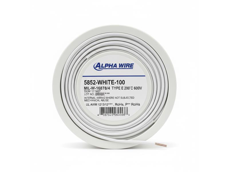 5852-WHITE-100 by ALPHA WIRE