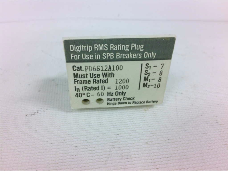 EATON CORPORATION PD6S12A100