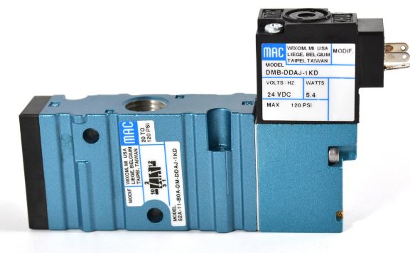 MAC VALVES INC 52A-11-B0A-DM-DDAJ-1RE