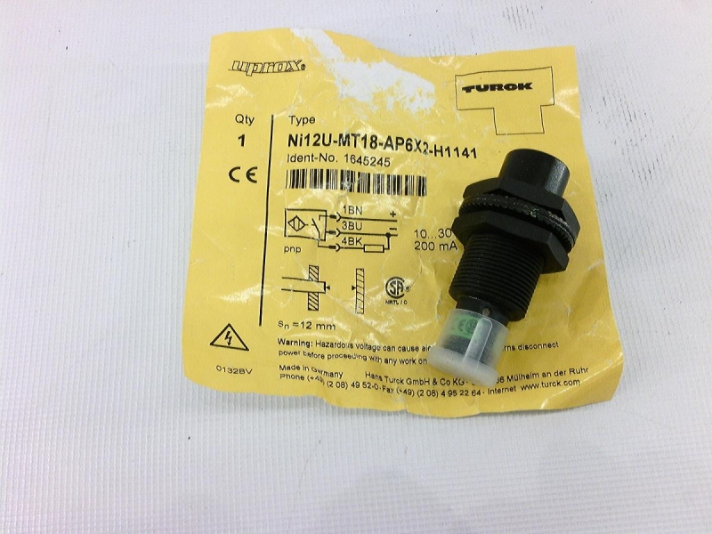 TURCK NI12U-MT18-AP6X2-H1141