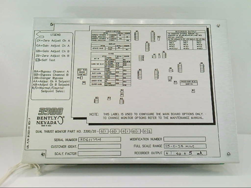 GENERAL ELECTRIC 3300/20-01-01-01-01-02