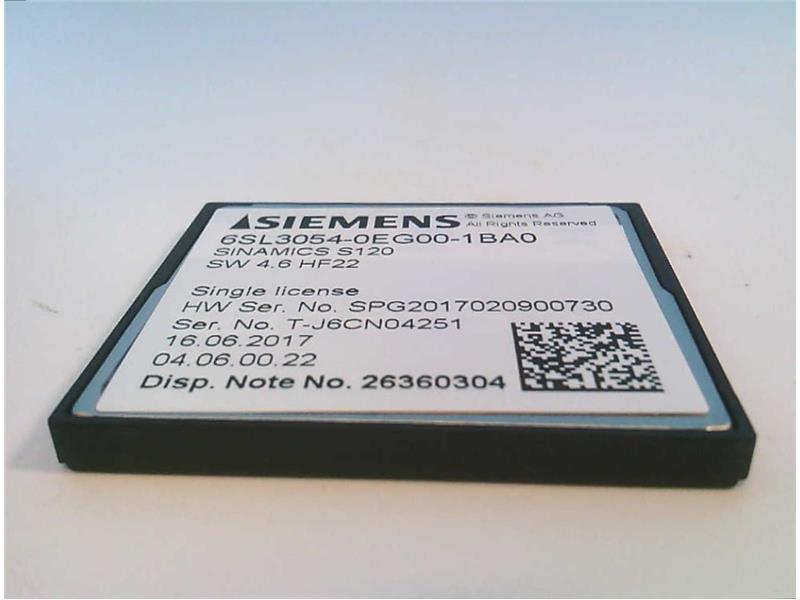 SIEMENS 6SL30540EG001BA0