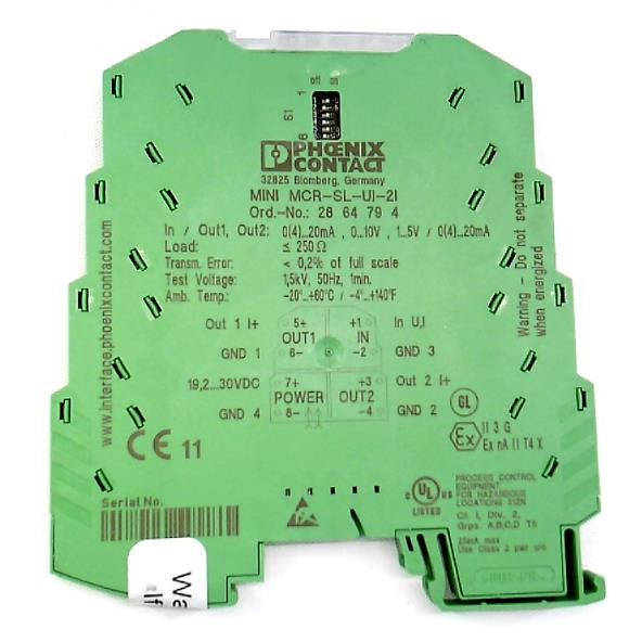 PHOENIX CONTACT MINI MCR-SL-UI-2I