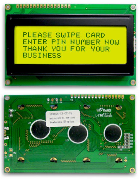 NHD-0420DZ-FL-YBW-33V3 by NEWHAVEN DISPLAY