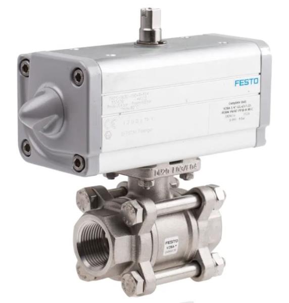 FESTO VZBA-1"-WW-63-T-22-F0405-V4V4T-PS30-R-90-4-C