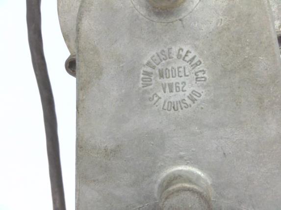 VON WEISE GEAR CO VW62