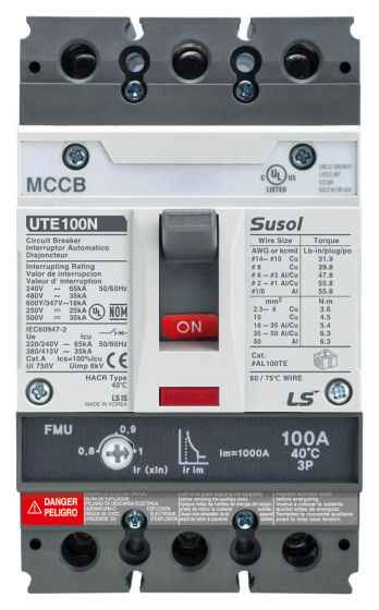 LS ELECTRIC UTE100N-FTU-40A-3P-LL-UL