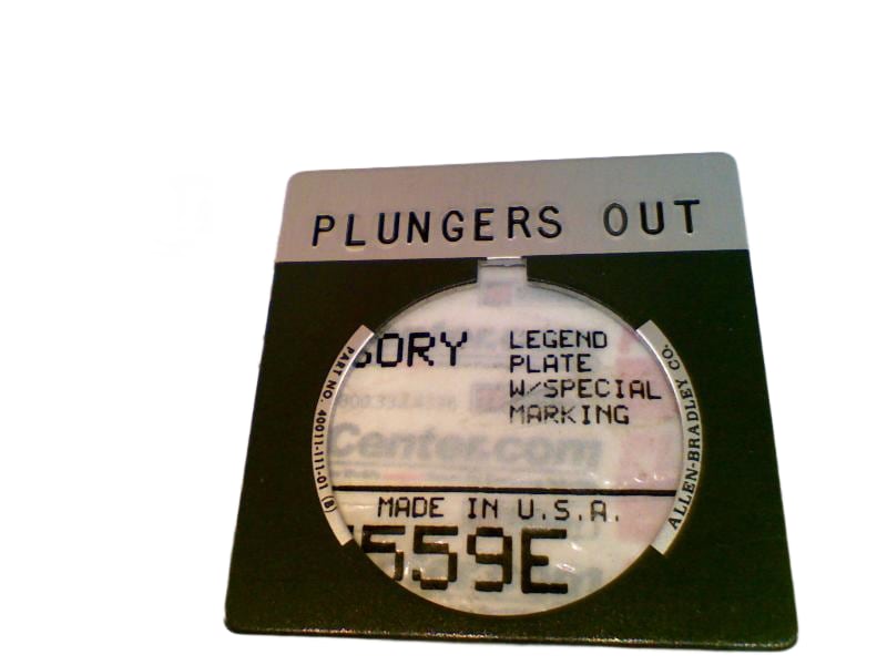 ALLEN BRADLEY 800T-X559E/PLUNGERS-OUT