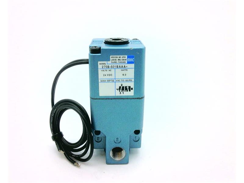 MAC VALVES INC 275B-501BAAA
