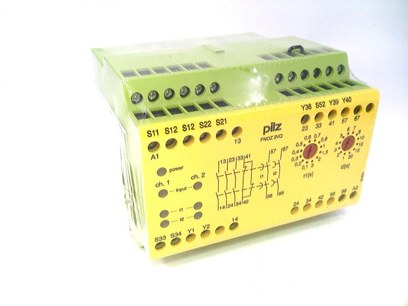PILZ PNOZ-2VQ-24VDC-3N/O-1N/C-2N/O-T