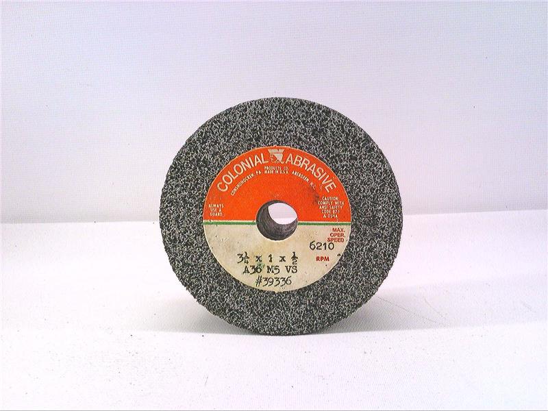 COLONIAL WEST ABRASIVES A36-M5-VS