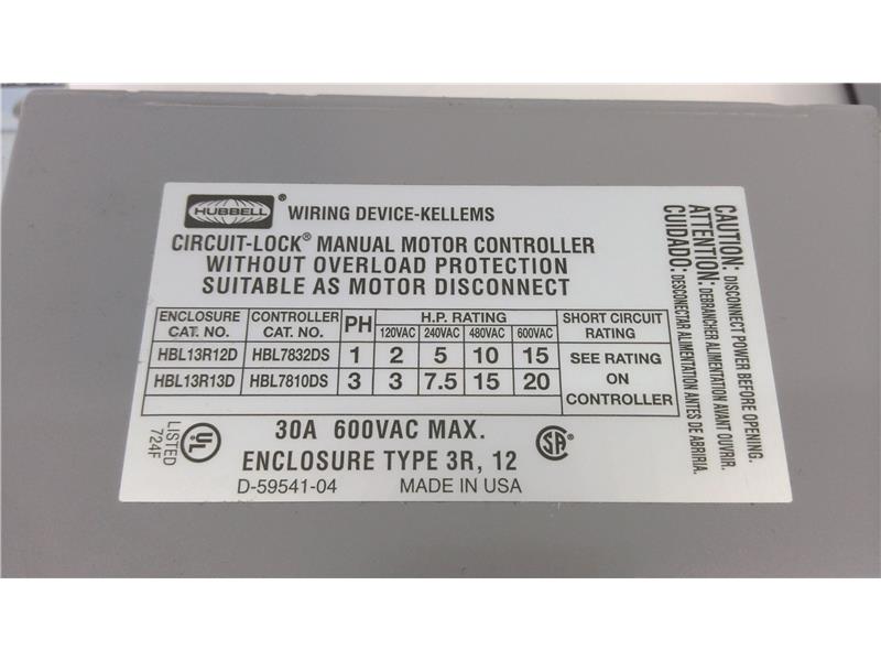HUBBELL HBL7832DS