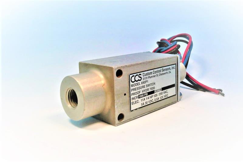 CUSTOM CONTROL SENSORS 690P1-1000PSI