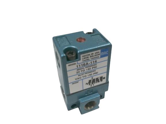 MAC VALVES INC 1116A-114