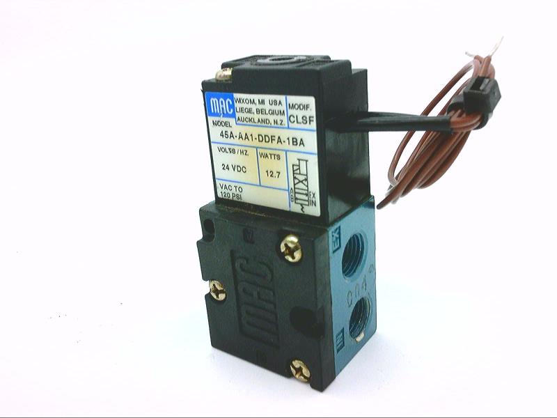MAC VALVES INC 45A-AA1-DDFA-1BA=CLSF