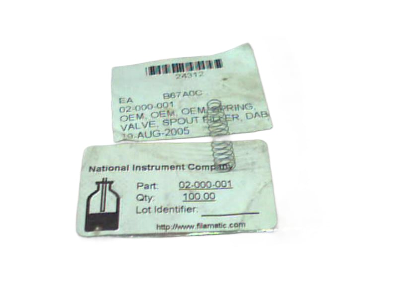 NATIONAL INSTRUMENTS 02-000-001