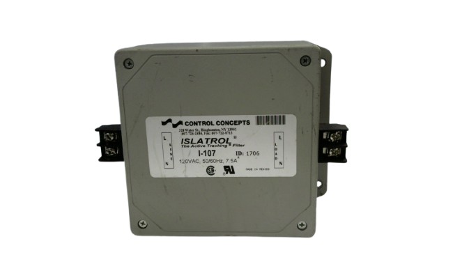 CONTROL CONCEPTS I-107