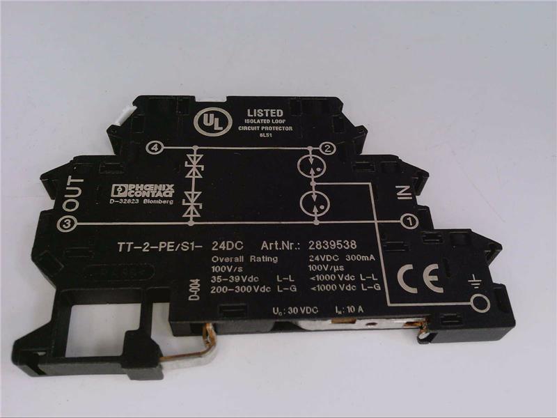 PHOENIX CONTACT TT-2-PE/S1- 24DC
