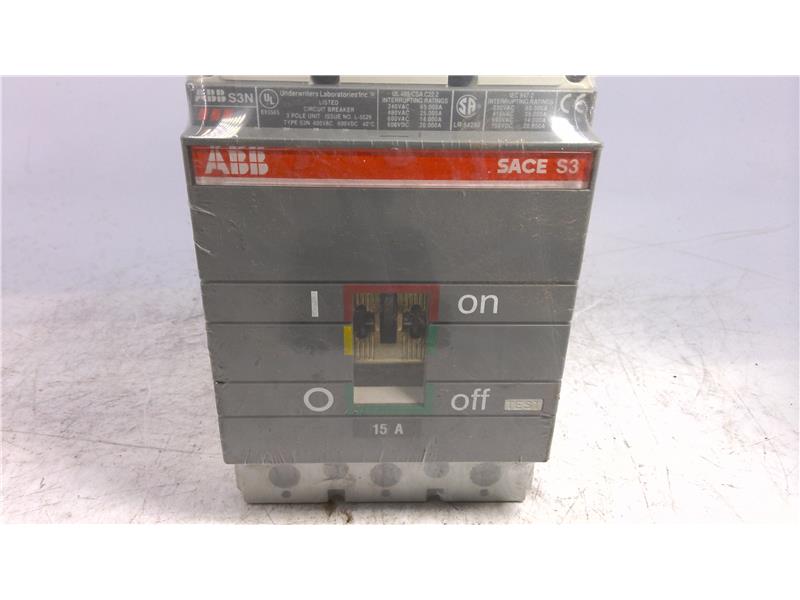 ASEA BROWN BOVERI S3N-3P-15A
