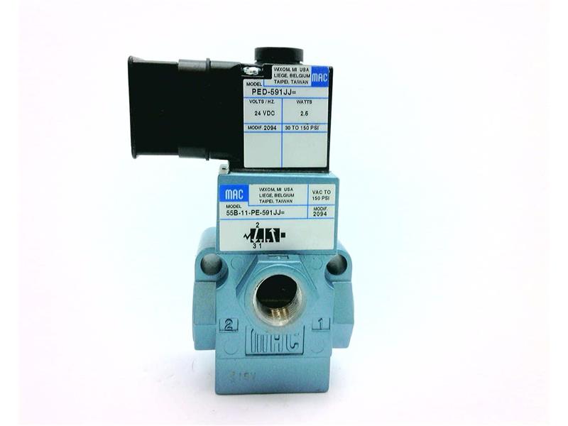 MAC VALVES INC 55B-11-PE-591JJ