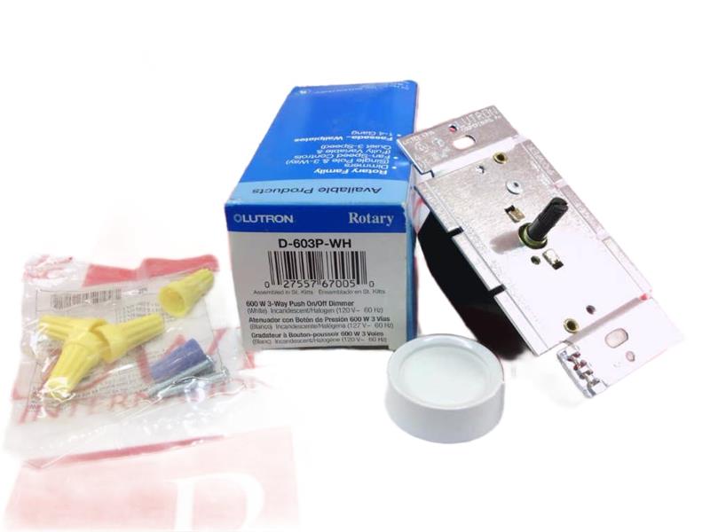 LUTRON D-603P-WH