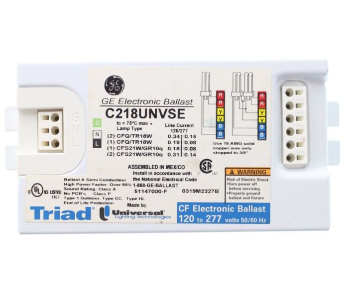 UNIVERSAL LIGHTING TECHNOLOGY C218UNVSE