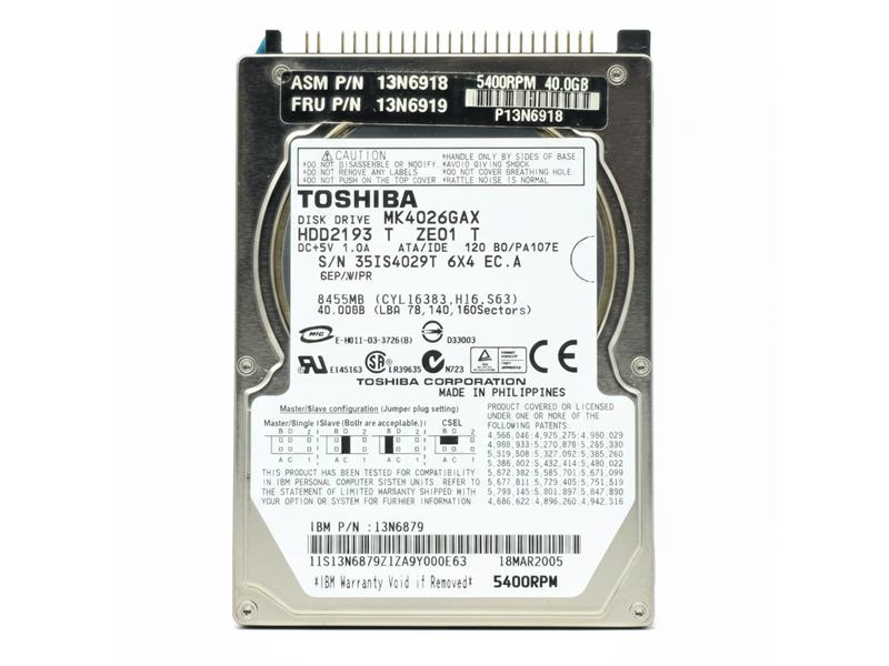 TOSHIBA MK4026GAX