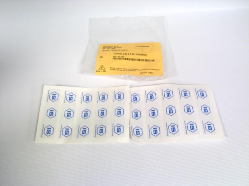 TURCK IS DECAL 0.59 X 2.36 (10 P/SHEET)
