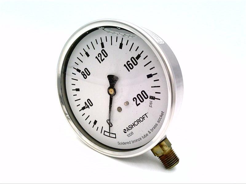 ASHCROFT 10-1008-AL-02L-200-PSI