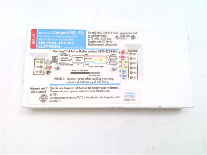 LUTRON FDB-T426-277-2-S
