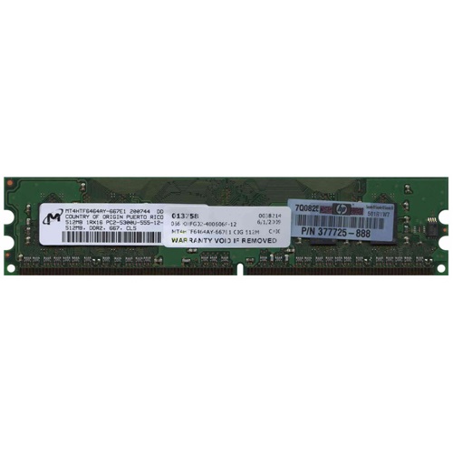 MICRON TECHNOLOGY INC MT4HTF6464AY-667E1