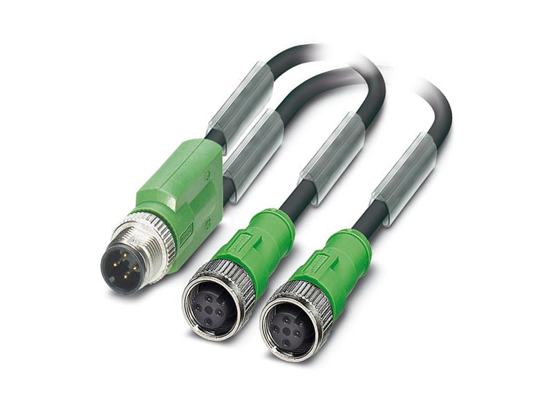 PHOENIX CONTACT SAC-3P-M12Y/2X0,3-PUR/M12FS B