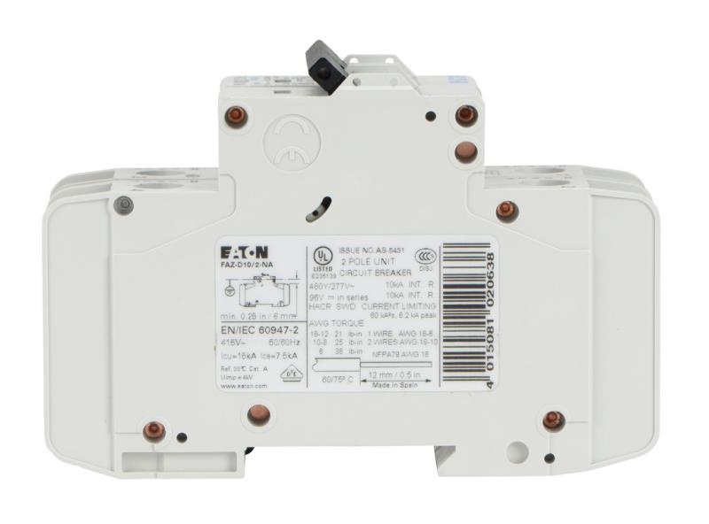 EATON CORPORATION FAZ-D10/2-NA