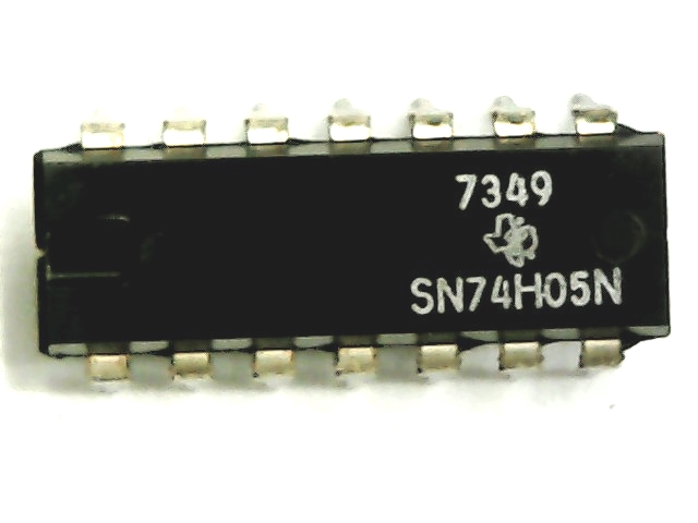 TEXAS INSTRUMENTS SEMI SN74H05N