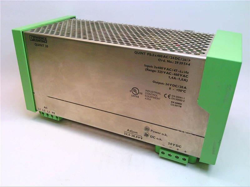 PHOENIX CONTACT QUINT-PS-3X400AC/24DC/20/F
