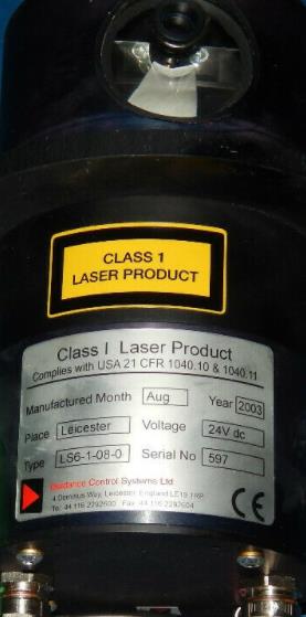 GUIDANCE CONTROL SYSTEMS LS6-1-08-0