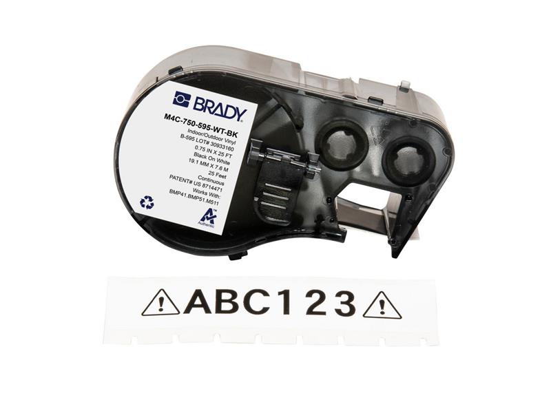 M4C-750-595-WT-BK by BRADY