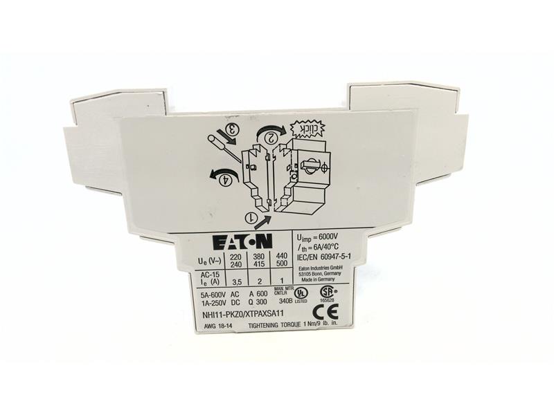 EATON CORPORATION NHI11-PKZ0/XTPAXSA11