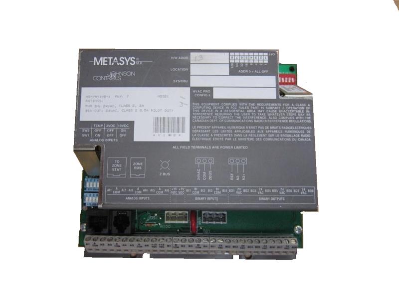 JOHNSON CONTROLS AS-VAV-140-1