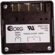 BORG GENERAL CONTROLS 28801-027