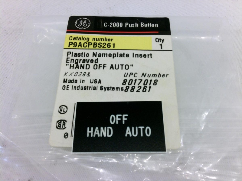 GENERAL ELECTRIC P9ACPBS261