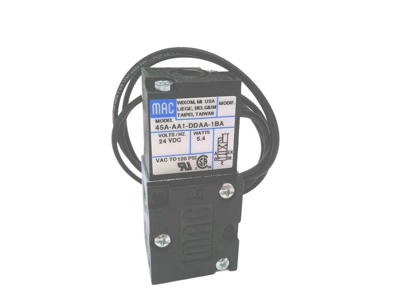 MAC VALVES INC 45A-AA1-DDAA-1BA