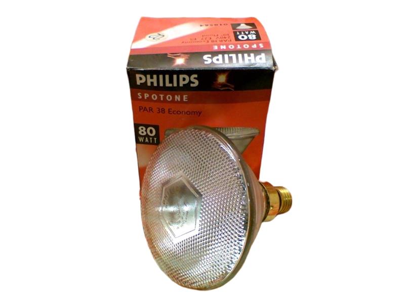 PHILIPS PAR38-80W-E27-240V-PAR38-FLOOD-1CT/6