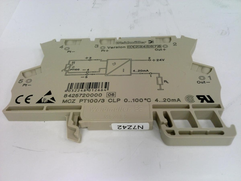 WEIDMULLER MCZ PT100/3-CLP-0-100C