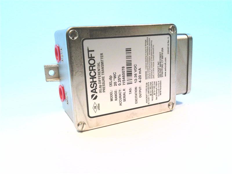 ASHCROFT IX3-F02-42-ST-20IW-XFM