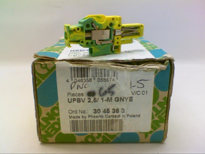 PHOENIX CONTACT UPBV 2,5/ 1-M GNYE