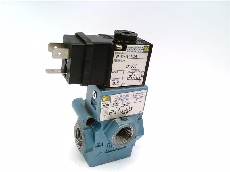 MAC VALVES INC 55B-14-PI-611JM